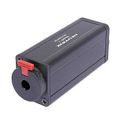 Neutrik NA4MP-J адаптер-переходник, 4-контактный Speakon «папа» NL4MP  1/4" TS гнездо (Jack 6.35мм «моно джек»)